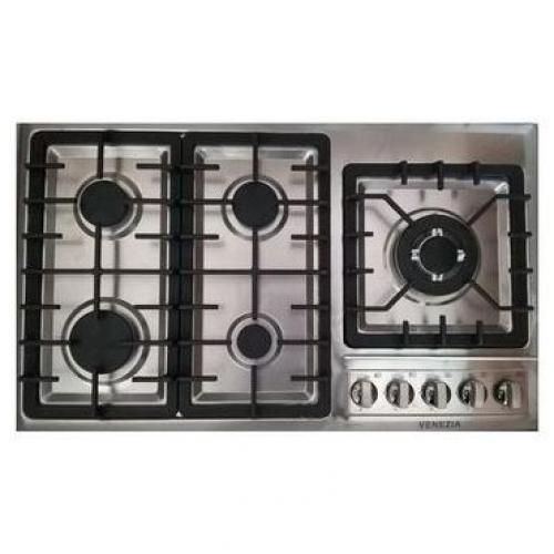 PLAQUE DE CUISSON VENEZIA 5 FEUX INOX