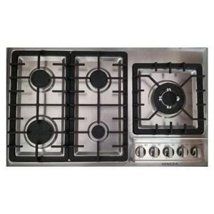 PLAQUE DE CUISSON VENEZIA 5 FEUX INOX