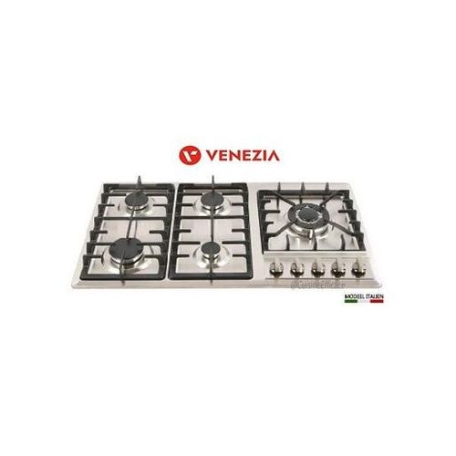 PLAQUE DE CUISSON VENEZIA 5 FEUX INOX 71CM