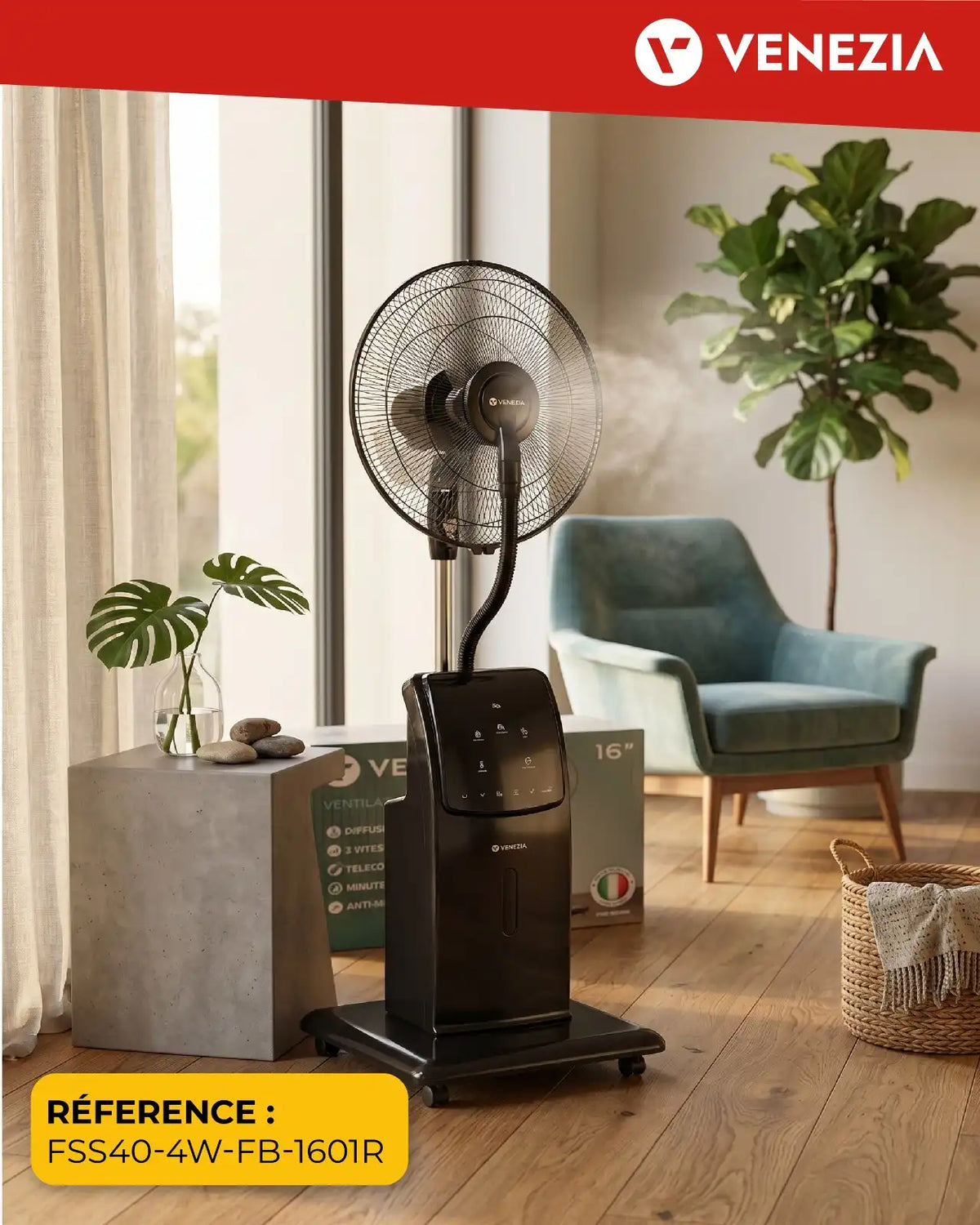 VENTILATEUR AIR COOLER-FSS40-4 W-FB-1601R-16 VENEZIA