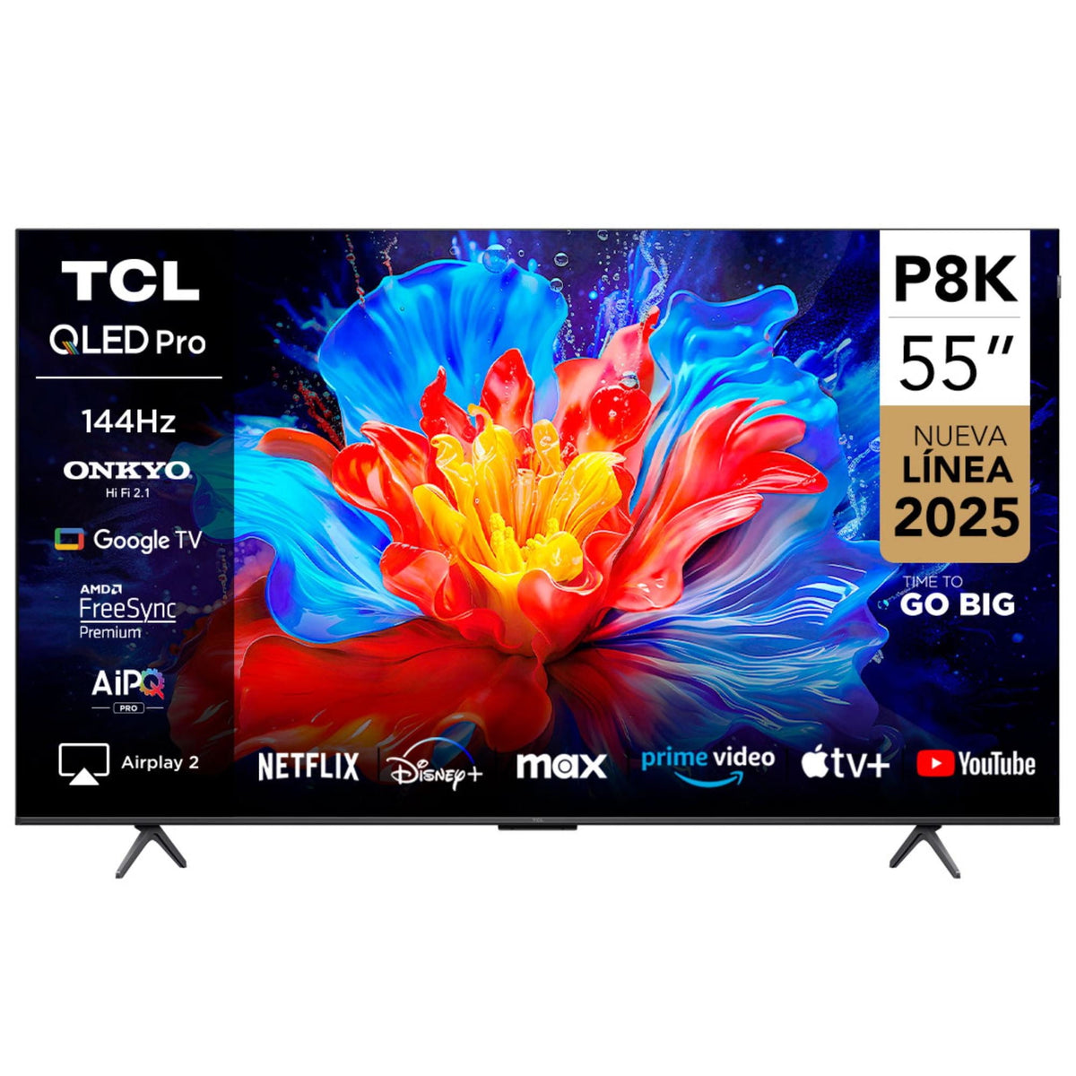 TV TCL QLED 55 UHD SMART 144HZ
