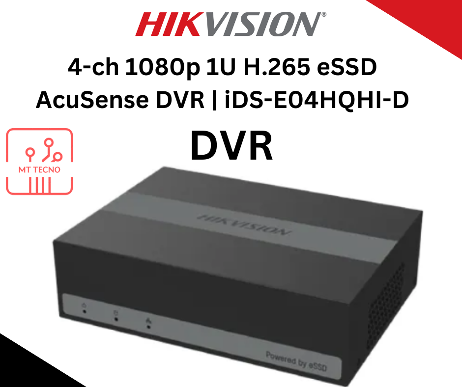 HIKVISION 4-CH 1080P 1U H.265 ACUSENSE