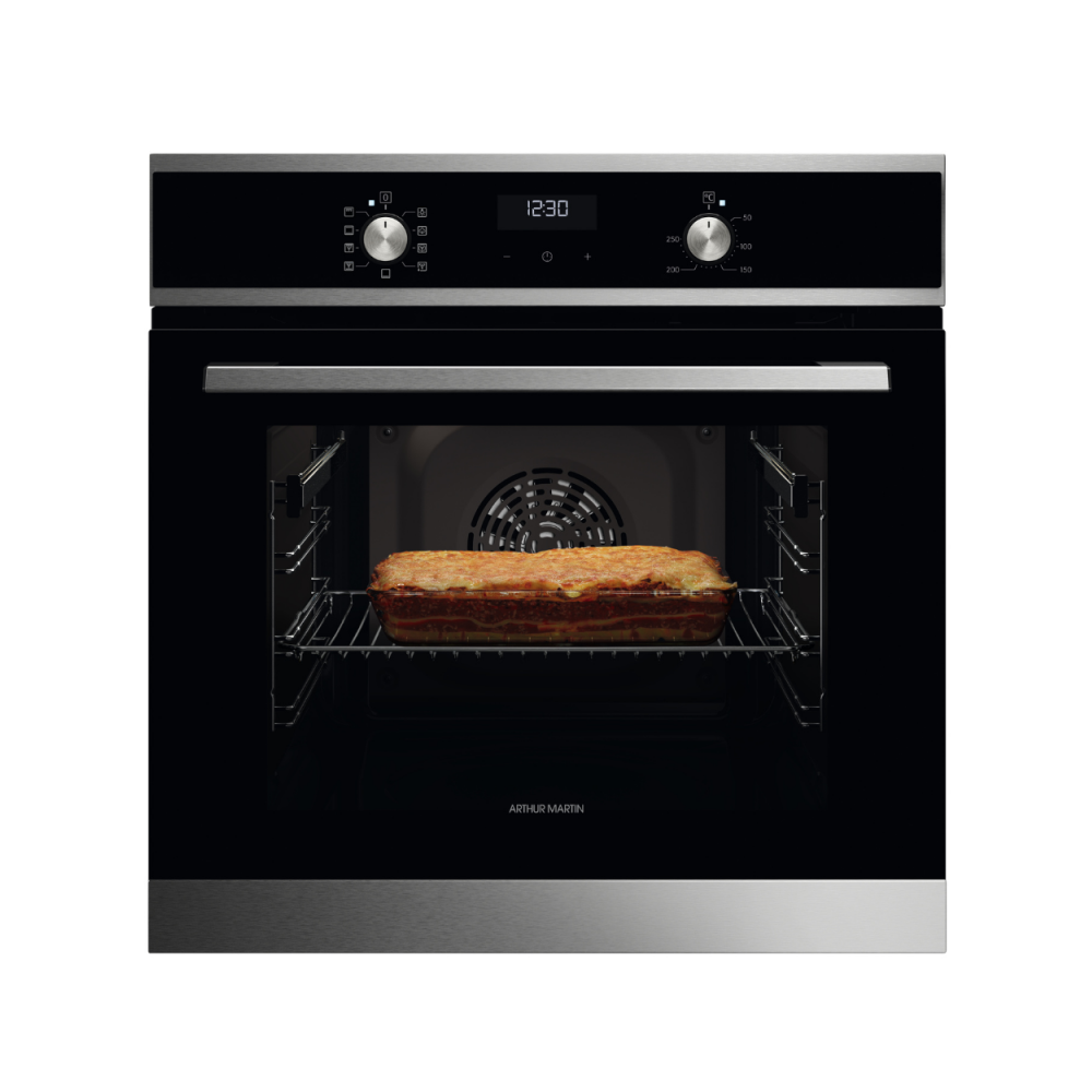 FOUR ARTHUR MARTIN ENCASTRABLE UT600 MF8, VAPEUR, DIGITAL, INOX