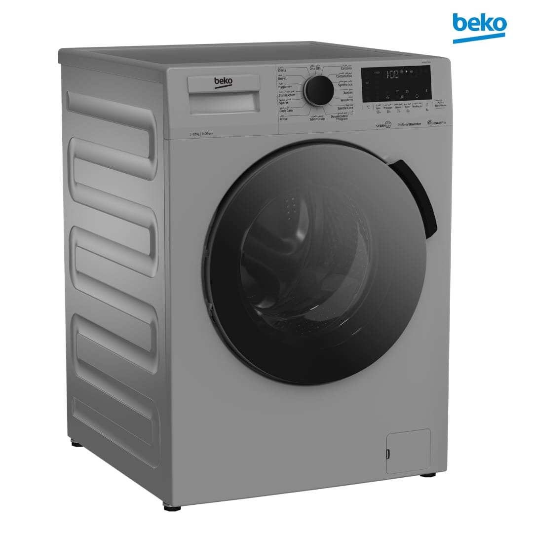 MACHINE A LAVER BEKO 12 KG 1400Trs INOX