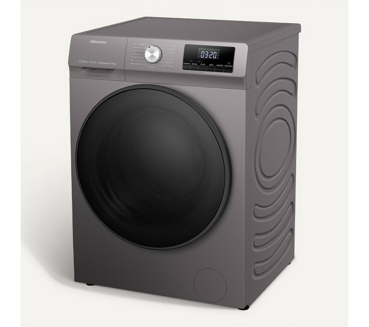 TCL C21 10 KG GRIS FONCE 1200 TOURS INVERTER DIRECT DRIVE