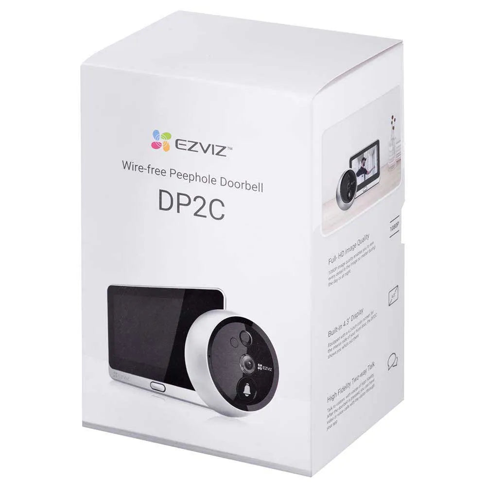 Wire free peephole Doorbell DP2C