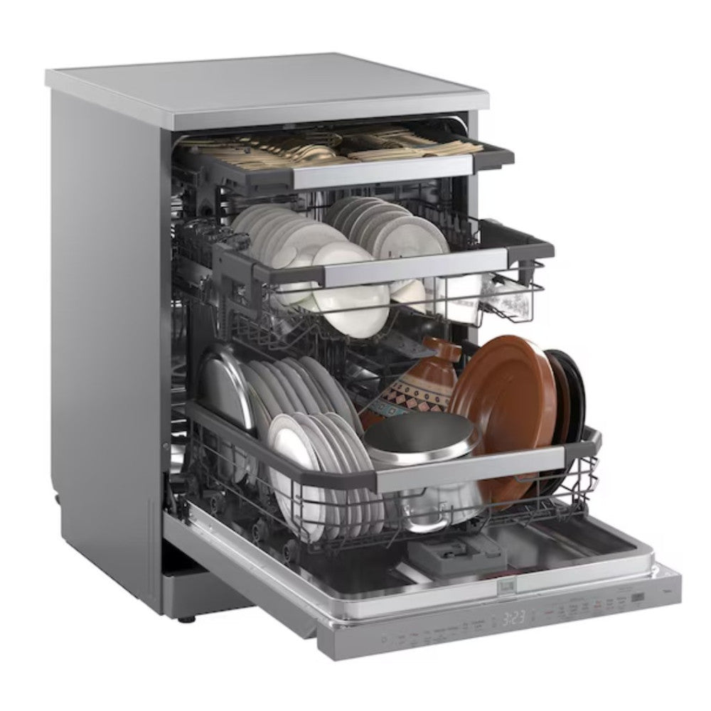 VAISSELLE LG 14 CVRT QUAWASH STEAM | EASYRACK SMARTTHINQ SI