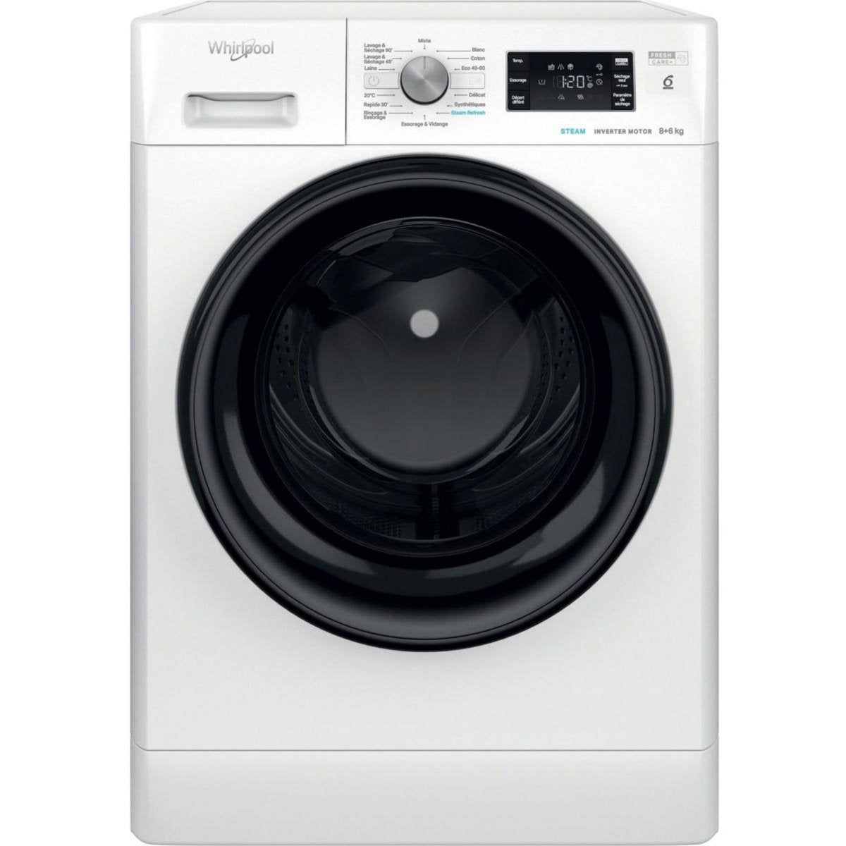 Lave-linge séchant Whirlpool 11/7kg