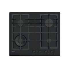PLAQUE HAIER 4F 60CM EN VERRE NOIR