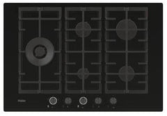 PLAQUE HAIER 5F 75CM EN VERRE NOIR