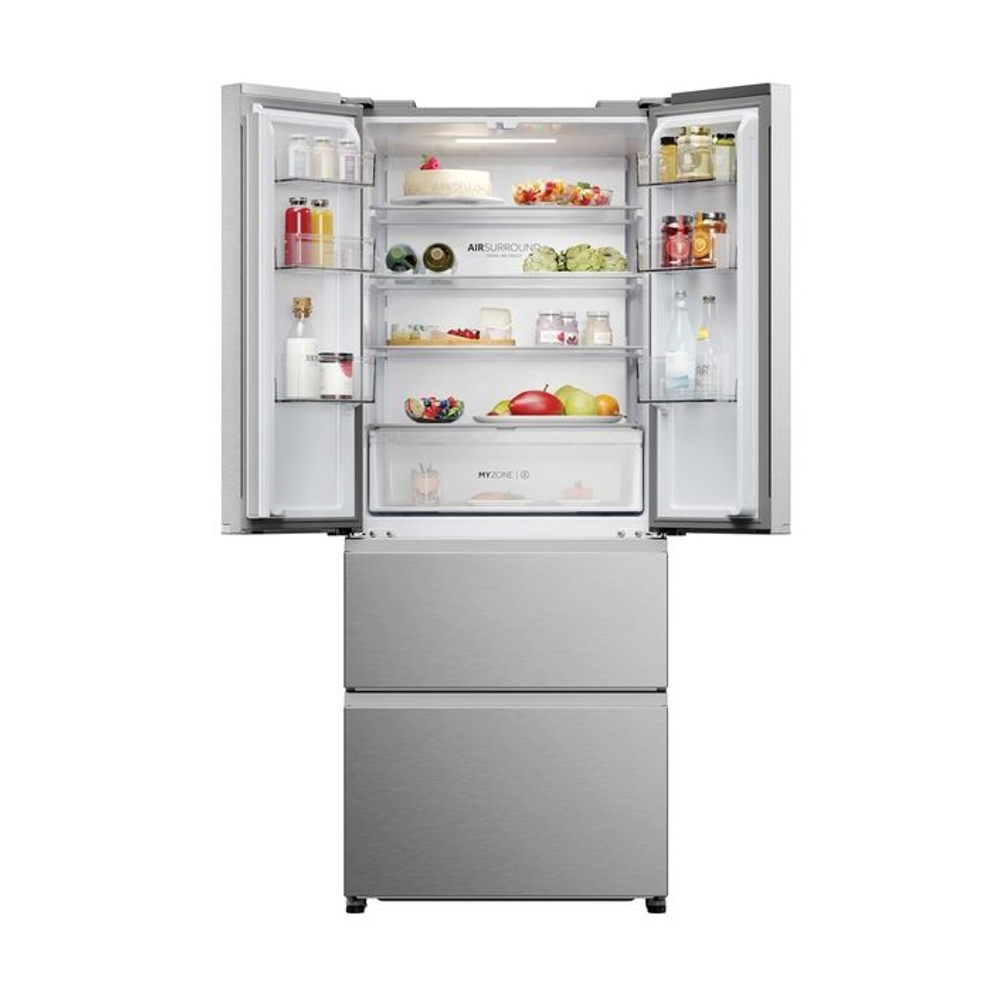 REF HAIER MULTI-PORTES 402L INOX