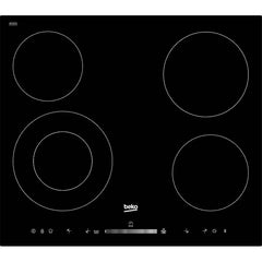 PLAQUE DE CUISSON VITROCERAMIQUE BEKO 4 FEUX  60CM  BLACK