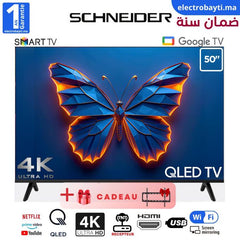 TV SCHNEIDER QLED 50P SMART UHD 4K