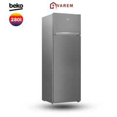 REFRIGERATEUR BEKO  280L L 2 PORTES INOX