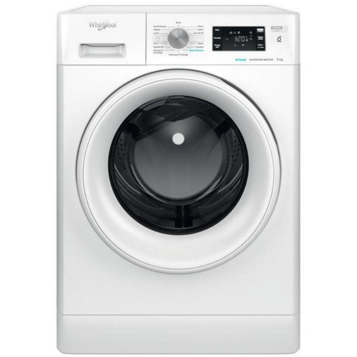 Lave-linge Whirlpool 9kg, 1400 tours
