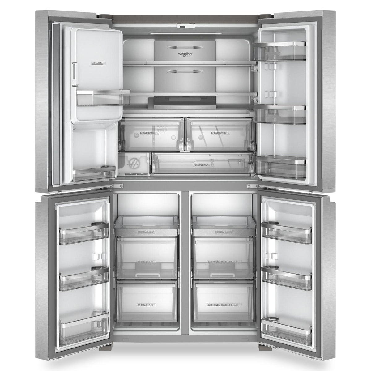 Réfrigérateur Whirlpool W8, 4 Portes