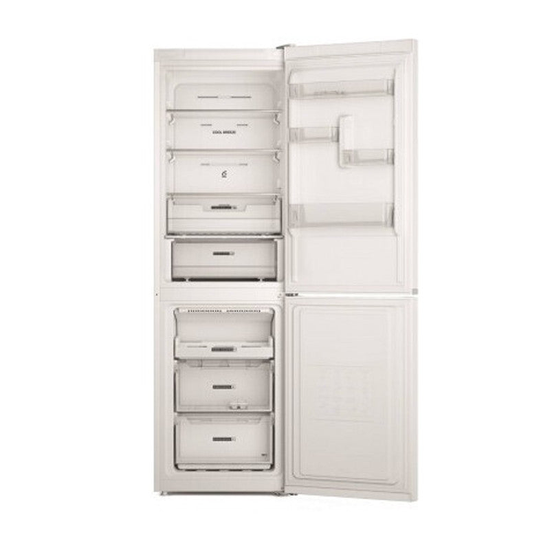 Réfrigérateur Combiné Whirlpool 372L, Blanc
