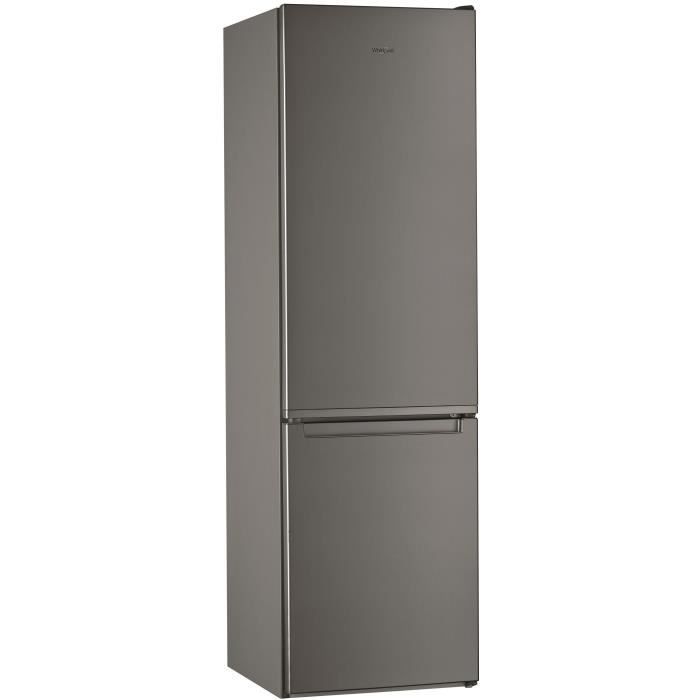 Réfrigérateur Whirlpool 301L, Statique, Gris